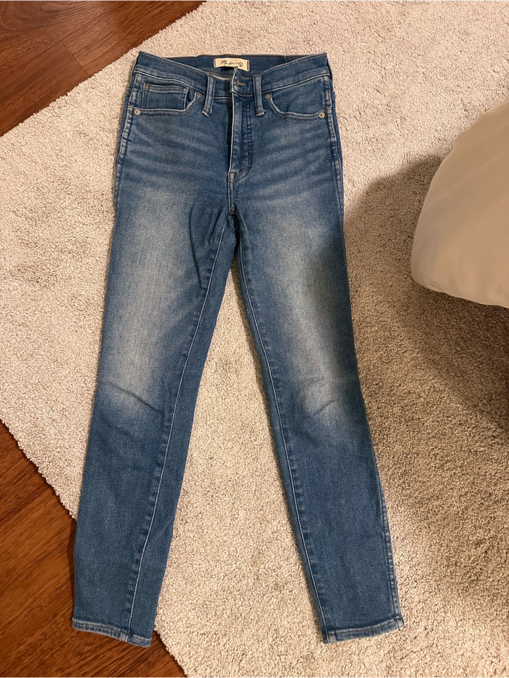 Madewell Skinny Jeans in Classic Blue Denim